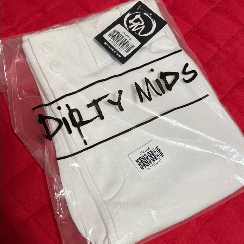 White Men's Baseball/Softball pants